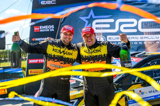 Martin Vlček slaví titul v kategorii ERC Masters